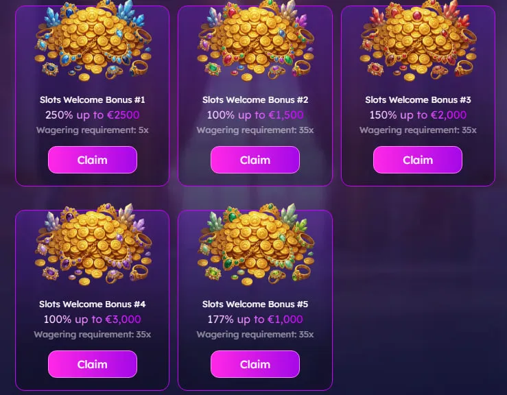 royaldogs casino slots package