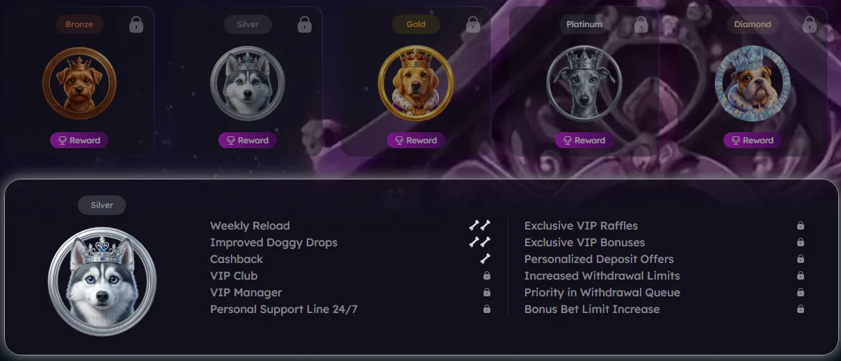 royaldogs casino vip program